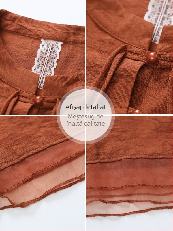 Set de top și bluza, stil casual, jacquard, poliester >95%, material secundar alt <30%, Vara 2025