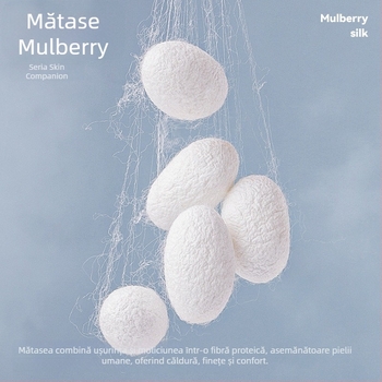 Cămașă de bărbați, amestec Modal + mătase de mulberry, guler pătrat, mâneci lungi, fără călcare