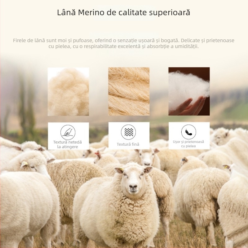 Pulover tricotat pentru bărbați, 100% lână, cu glugă, guler rotund, mâneci lungi, tricot elastic, toamnă 2025