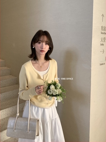 Pulover tricot cu aspect de două piese, stil coreean, blocare pe culoare, guler rotund, mâneci lungi, tricot din viscoză și poliester