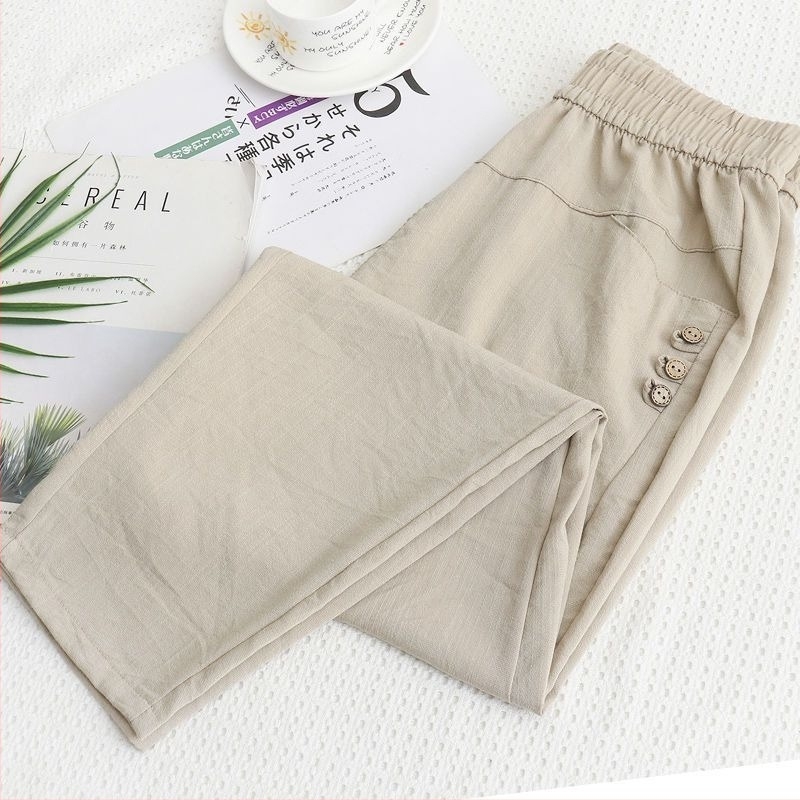 Pantaloni casual femei, drepți, lungime 9/10, țesătură țesută, 90–95% lână, cu buzunare