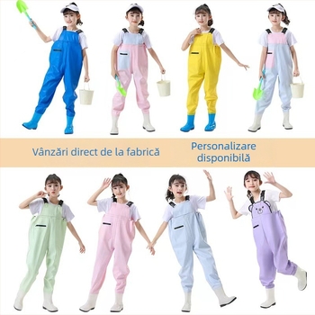 Costum impermeabil pentru copii pentru joacă în apă – uscare rapidă, respirabil, rezistent la vânt, durabil