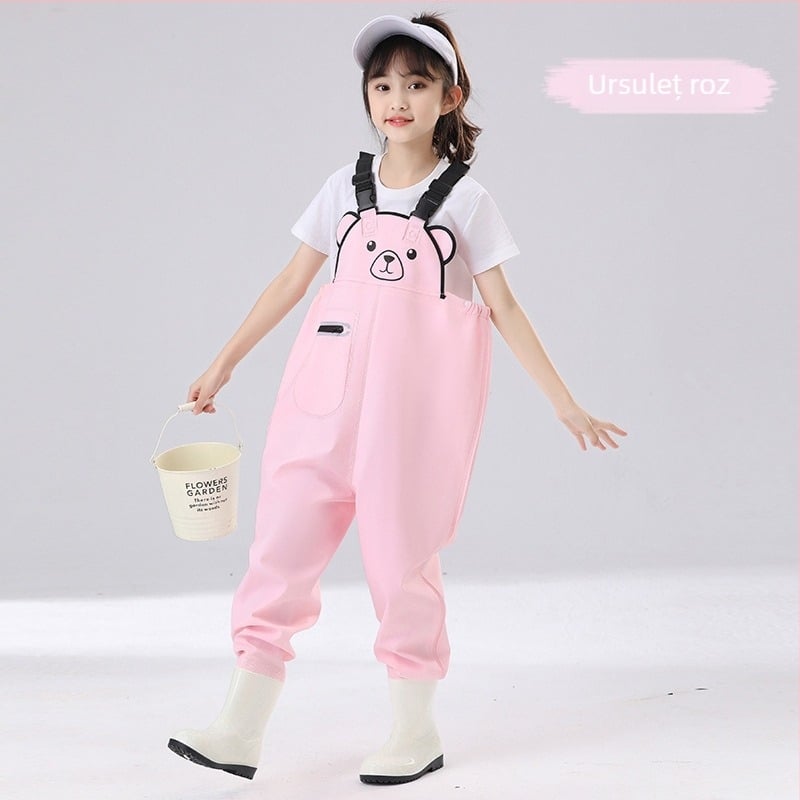 Costum impermeabil pentru copii pentru joacă în apă – uscare rapidă, respirabil, rezistent la vânt, durabil