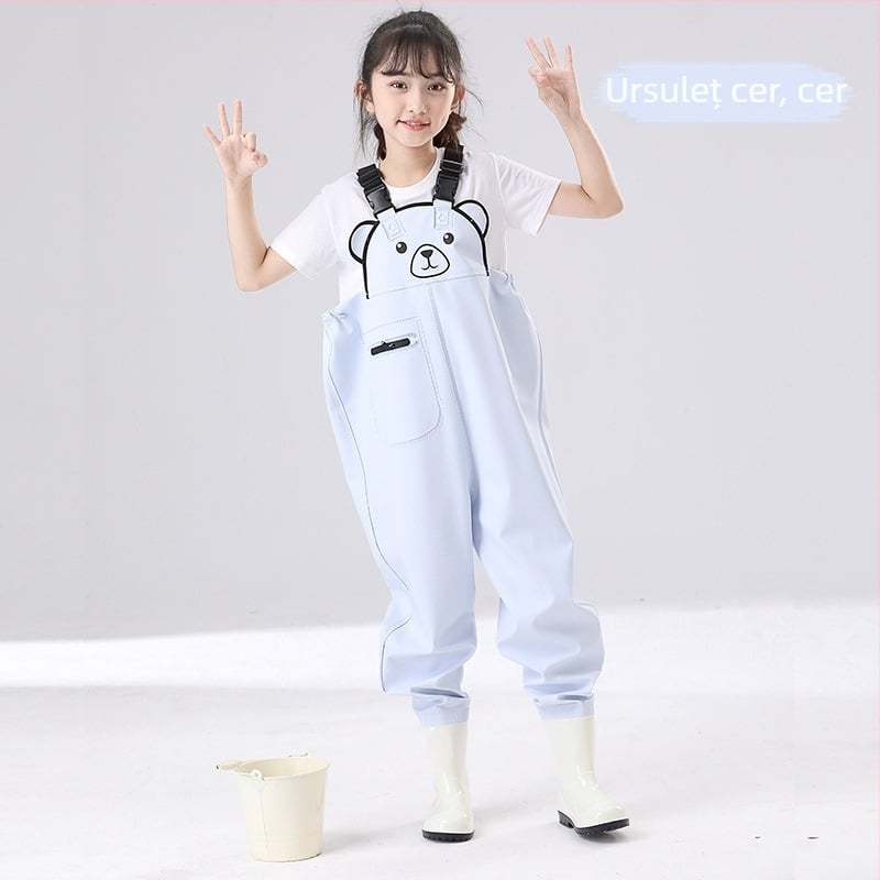 Costum impermeabil pentru copii pentru joacă în apă – uscare rapidă, respirabil, rezistent la vânt, durabil