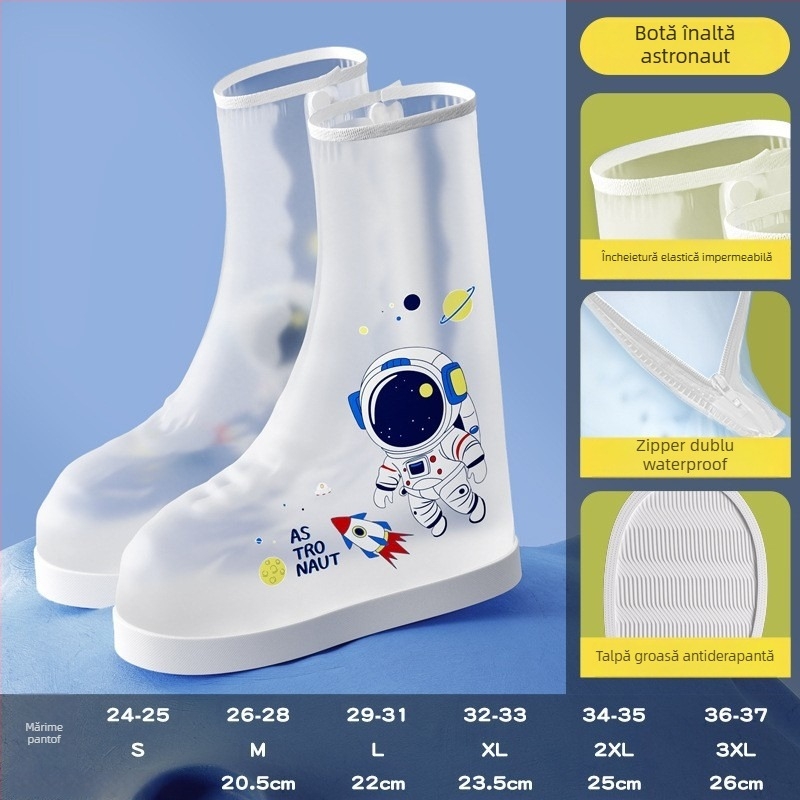 Ghete de ploaie impermeabile, antiderapante, rezistente la uzură — origine Jiangsu, marcă Rain, etichetă privată, 150 perechi pe cutie, stil modern minimalist, personalizare disponibilă