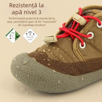 Topstar Pantofi de iarnă pentru copii cu partea superioară din textil + piele sintetică, talpă TPR, închidere cu Velcro, pentru 4–6 ani, Toamna 2025