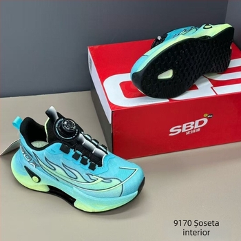 Pantofi de alergare pentru copii, partea superioară din plasă dublă, respirabili și ușori, talpă EVA, toamnă 2025, băieți 7–12