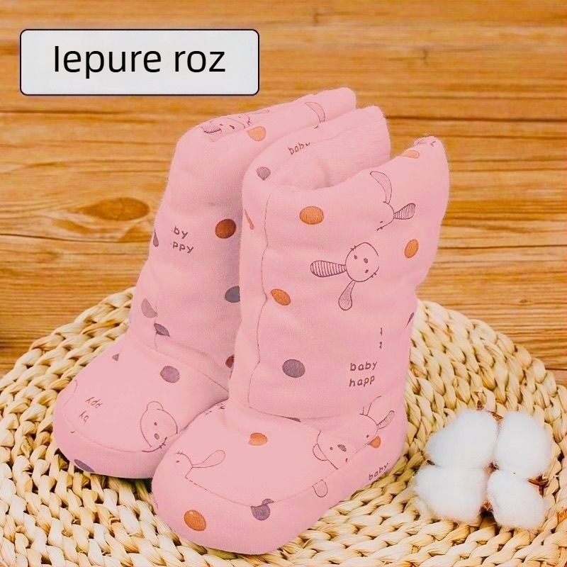 Pantofi sport pentru bebeluși cu partea superioară din bumbac, iarnă, 12–36 luni, model desen animat