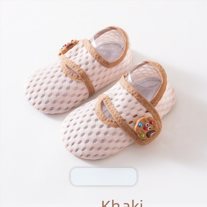 Șosete de podea pentru bebeluși, vară, din plasă, antiderapante, respirabile, model desen animat