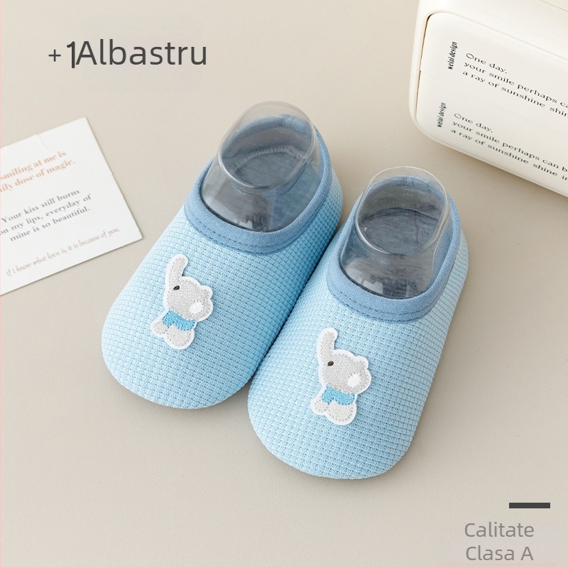 Șosete de podea pentru copii, antiderapante, talpă moale, imprimeu desen animat, 100% poliester, lansare toamnă 2025