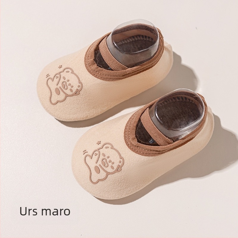 Șosete de podea pentru copii - antiderapante, talpă moale, poliester respirabil, croială scurtă, pentru toate anotimpurile