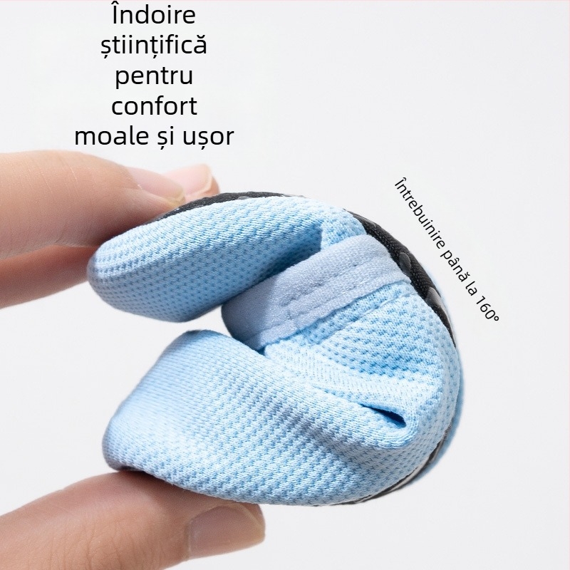 Pantofi-pod pentru bebeluși 12–36 luni, partea superioară din bumbac, respirabili, anti-derapare, cu Velcro, model animal desen animat, primăvară-toamnă