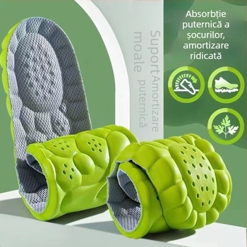 Tălpi sport cu Mugwort, anti-odor, pentru bărbați și femei, confortabile, moi, elastice, cu amortizare, îngroșate pentru statul în picioare îndelungat.