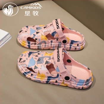 CAMKiDS Papuci EVA pentru copii - Partea superioară EVA, talpă EVA, pentru vârste 4-16