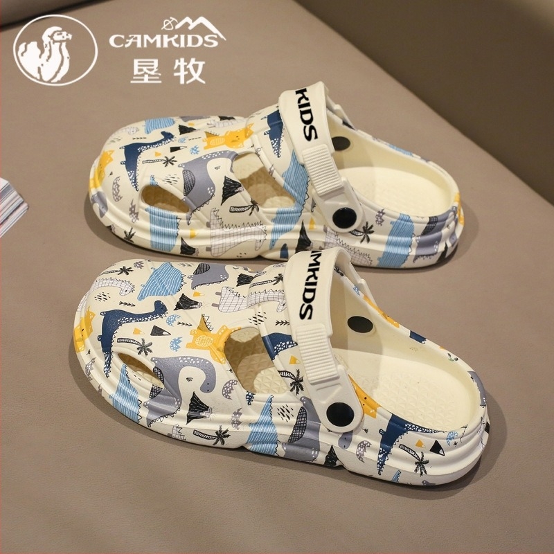 CAMKiDS Papuci EVA pentru copii - Partea superioară EVA, talpă EVA, pentru vârste 4-16
