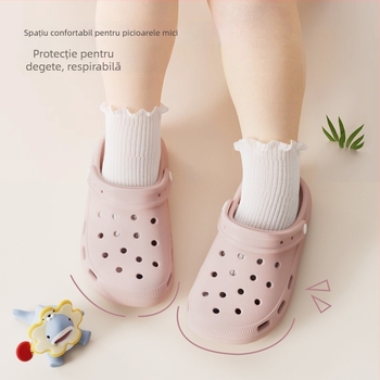 Sandale pentru copii din EVA, model desen animat, talpă antiderapantă, pentru copii 1–3 și 7–12 ani, primăvara 2025