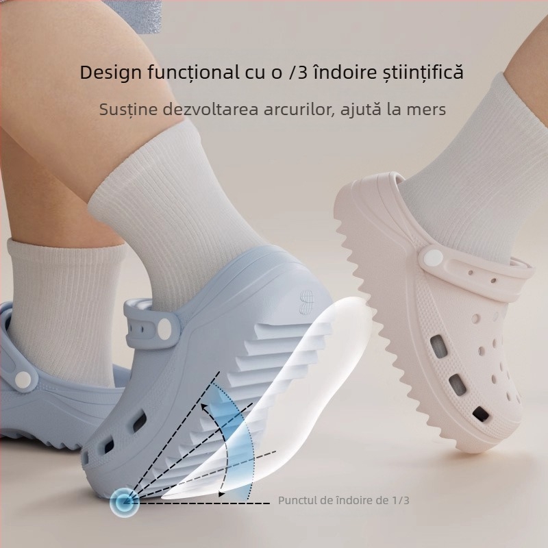 Sandale pentru copii din EVA, model desen animat, talpă antiderapantă, pentru copii 1–3 și 7–12 ani, primăvara 2025