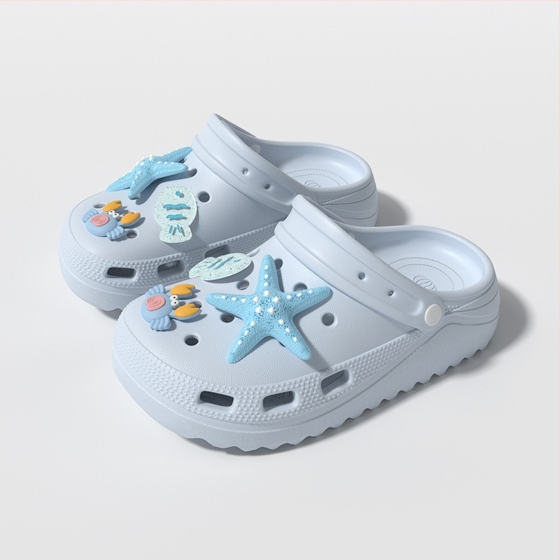 Sandale pentru copii din EVA, model desen animat, talpă antiderapantă, pentru copii 1–3 și 7–12 ani, primăvara 2025