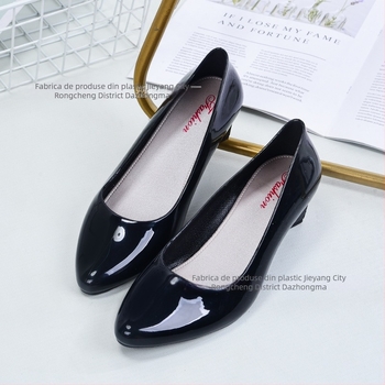 Cizme de ploaie pentru femei, PVC exterior, înălțime peste genunchi, toc mic 1–3 cm, potrivite pentru toate anotimpurile