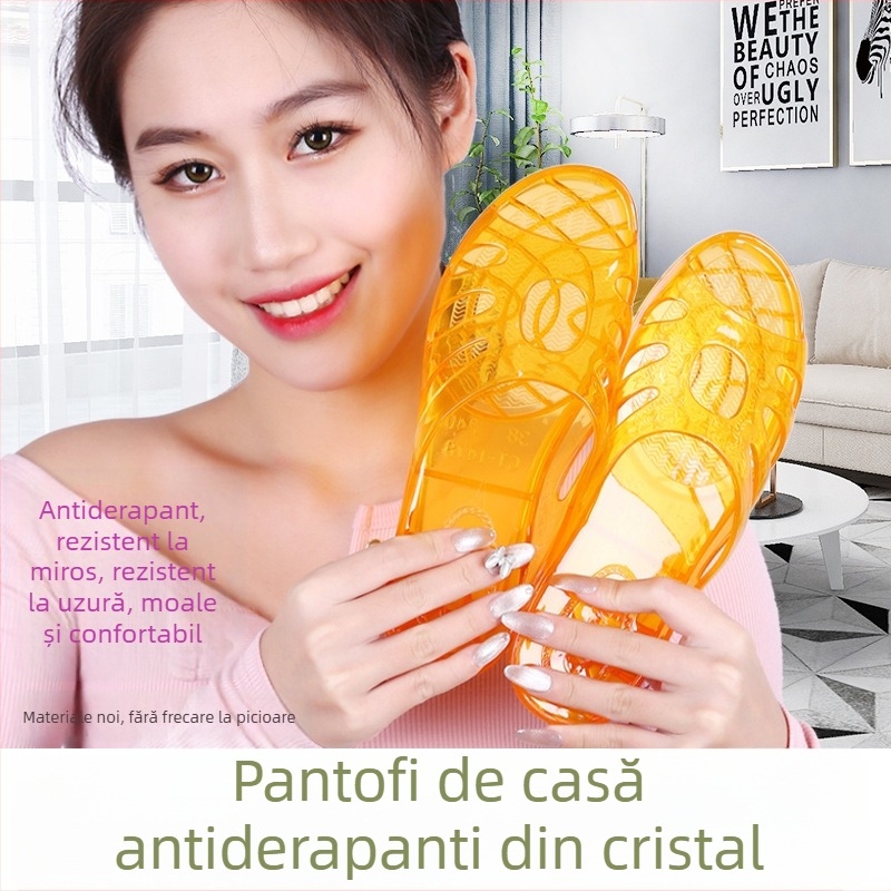 Sandale PVC cu platformă pentru femei, pentru casă – toc mic 1–3 cm, vârf rotund, partea superioară PVC, talpă PVC, talpă injectată