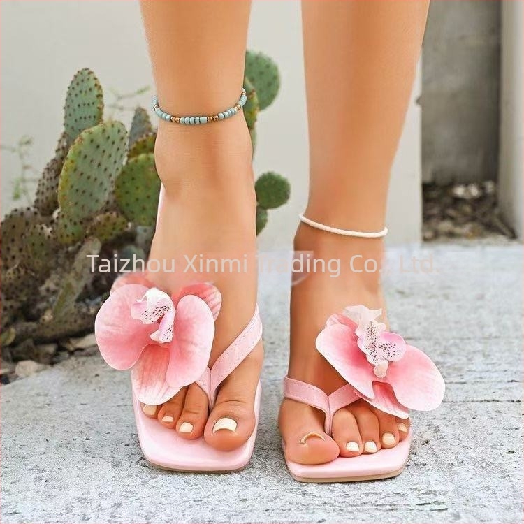 Sandale cu toc cui stilat, open-toe, vârf pătrat, PU upper, PU căptușeală, talpă din cauciuc, 3–6 cm toc