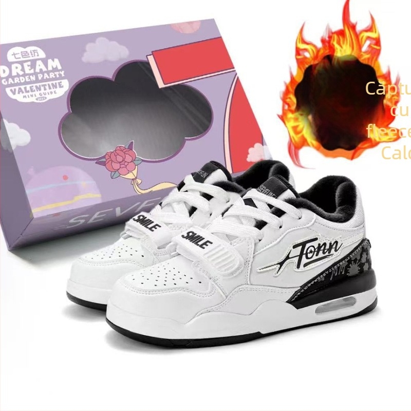 Pantofi sport unisex cu pernă de aer, închidere cu șireturi, design cu gleznă joasă, talpă EVA, respirabili