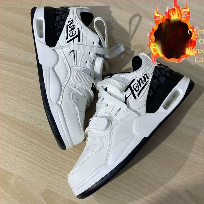 Pantofi sport unisex cu pernă de aer, închidere cu șireturi, design cu gleznă joasă, talpă EVA, respirabili