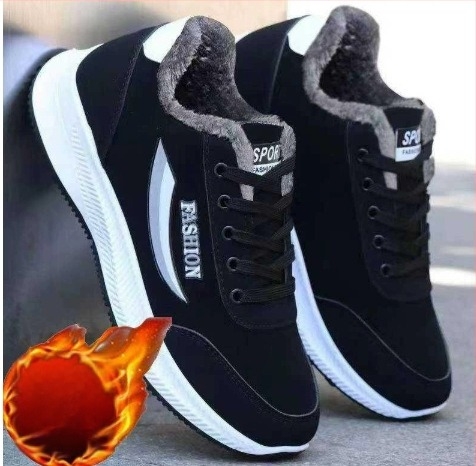 Pantofi unisex Fisherman, cu vârf rotund, închidere cu fermoar, căptușeală din piele artificială