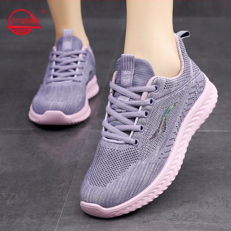 Pantofi sport casual bărbați cu partea superioară din plasă, respirabili, ușori, rezistenți la uzură, cu șireturi