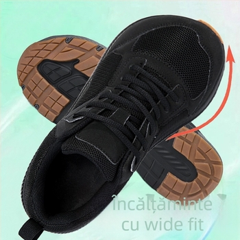 Pantofi de alergare unisex, cu talpă antiderapantă, upper din plasă respirabilă, închidere cu șireturi în față, vârf lat, pentru purtare zilnică, potriviți pentru toate anotimpurile.