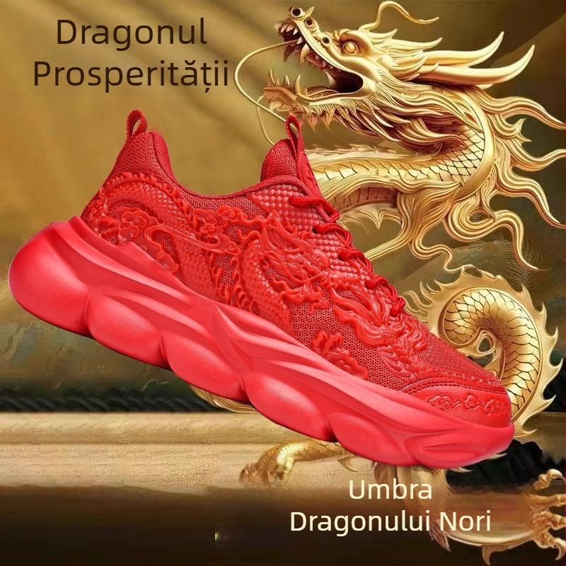 Pantofi sport casual pentru tineri, cu partea superioară din piele sintetică, talpă din cauciuc, căptușeală din plasă, închidere cu șireturi