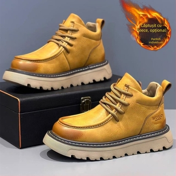 Ghete Martin - impermeabile, de iarnă, înalte pentru drumeții, talpă groasă și creștere de 3-5 cm