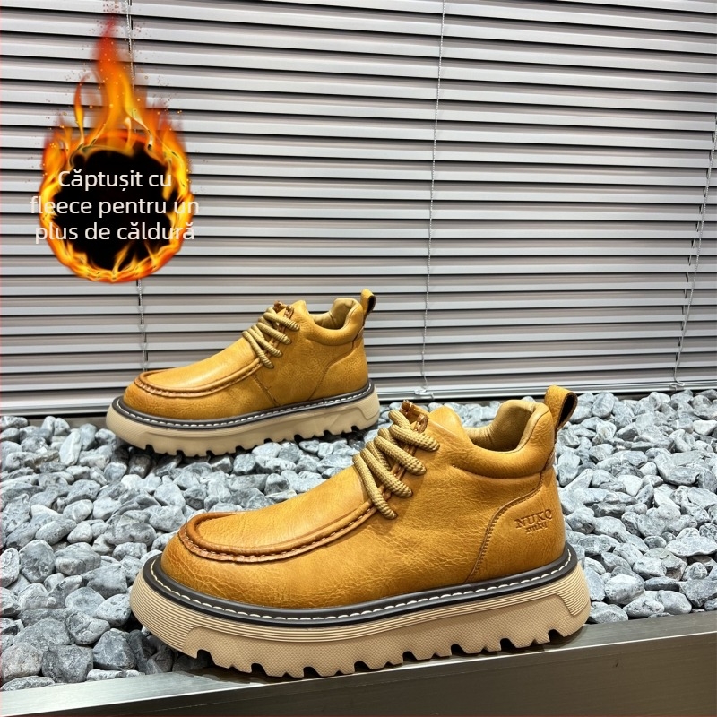 Ghete Martin - impermeabile, de iarnă, înalte pentru drumeții, talpă groasă și creștere de 3-5 cm