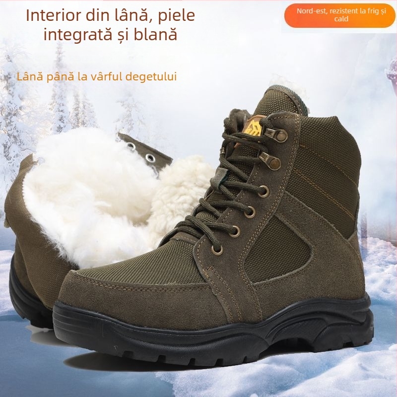 Ghete Martin PU partea superioară; Talpă din cauciuc; Vârf rotund; Toc mic 1–3 cm; Gambă înaltă (PU partea superioară; Talpă din cauciuc; Vârf rotund; Toc mic; Gambă înaltă)