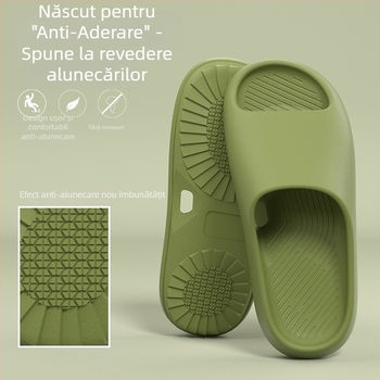 Papuci EVA unisex pentru interior, vară 2025, stil leisure, talpă moale, încălțăminte comodă