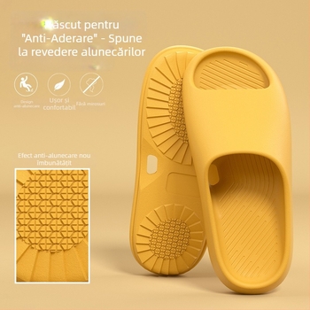 Papuci EVA unisex pentru interior, vară 2025, stil leisure, talpă moale, încălțăminte comodă