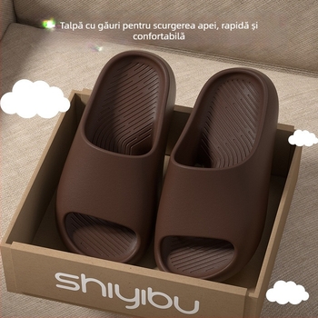 Papuci EVA unisex pentru interior, vară 2025, stil leisure, talpă moale, încălțăminte comodă