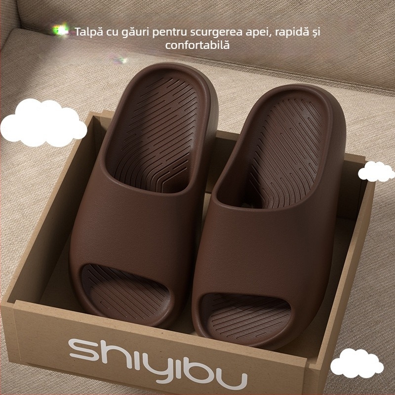 Papuci EVA unisex pentru interior, vară 2025, stil leisure, talpă moale, încălțăminte comodă