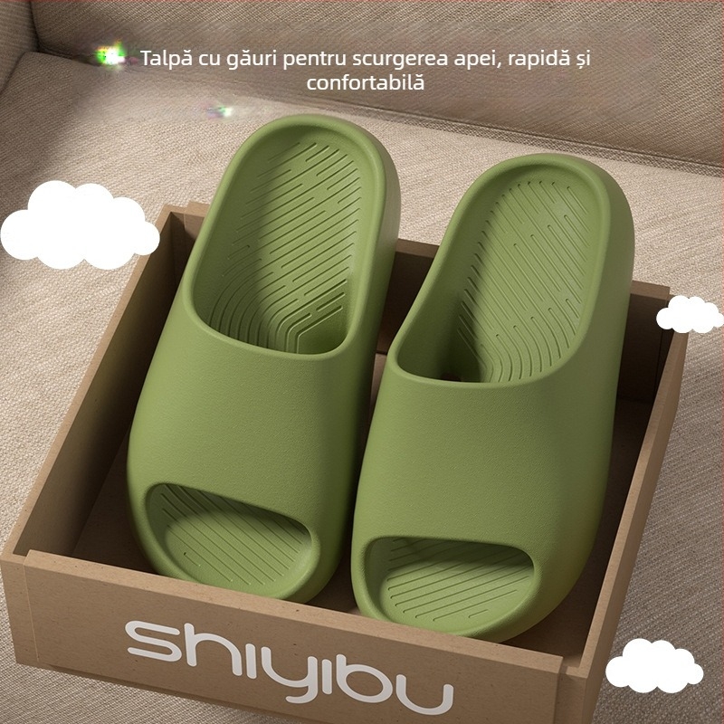 Papuci EVA unisex pentru interior, vară 2025, stil leisure, talpă moale, încălțăminte comodă