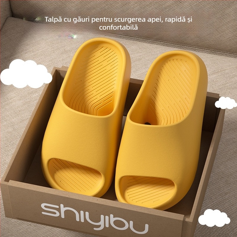 Papuci EVA unisex pentru interior, vară 2025, stil leisure, talpă moale, încălțăminte comodă