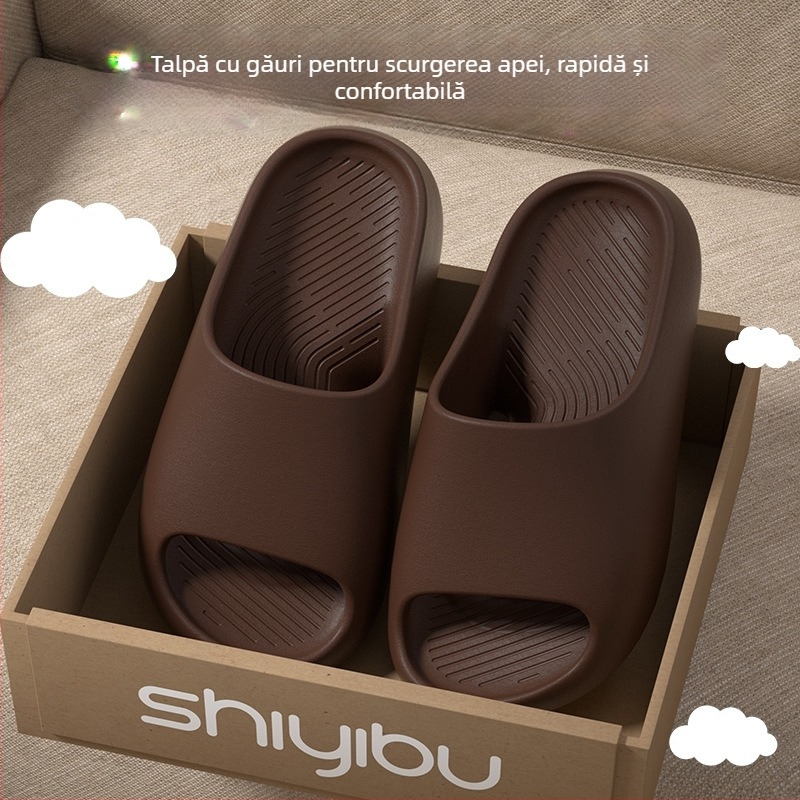 Papuci EVA unisex pentru interior, vară 2025, stil leisure, talpă moale, încălțăminte comodă