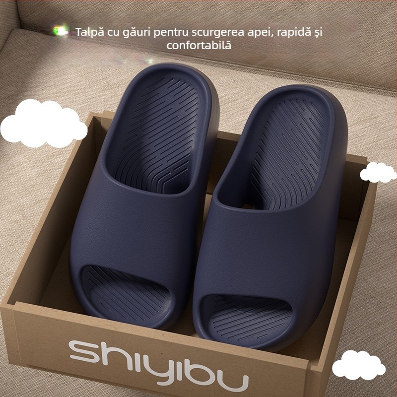 Papuci EVA unisex pentru interior, vară 2025, stil leisure, talpă moale, încălțăminte comodă