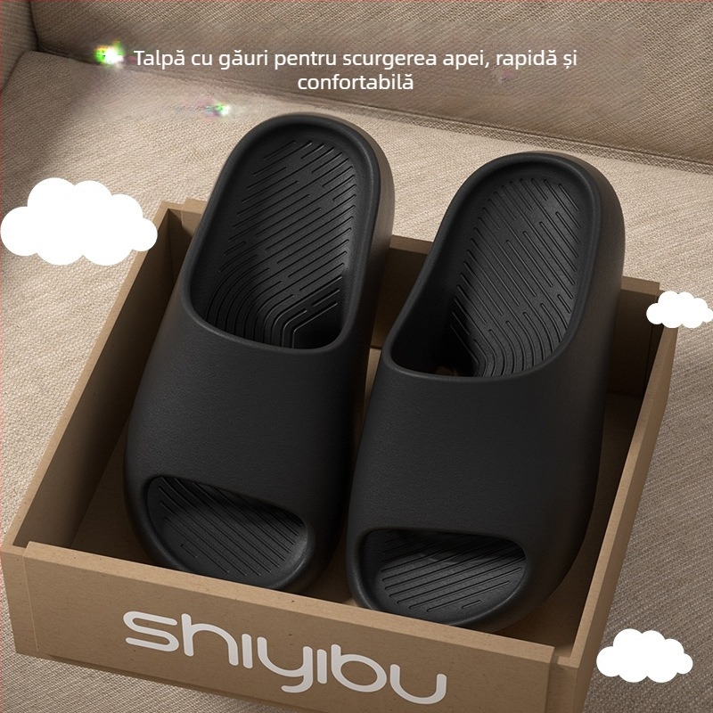 Papuci EVA unisex pentru interior, vară 2025, stil leisure, talpă moale, încălțăminte comodă