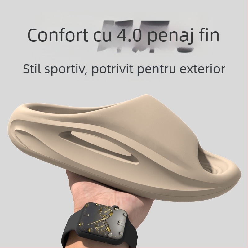 Slapi unisex din EVA pentru adulți cu talpă EVA, turnare prin injecție, formare dintr-o bucată, anti-odor, primăvara 2025