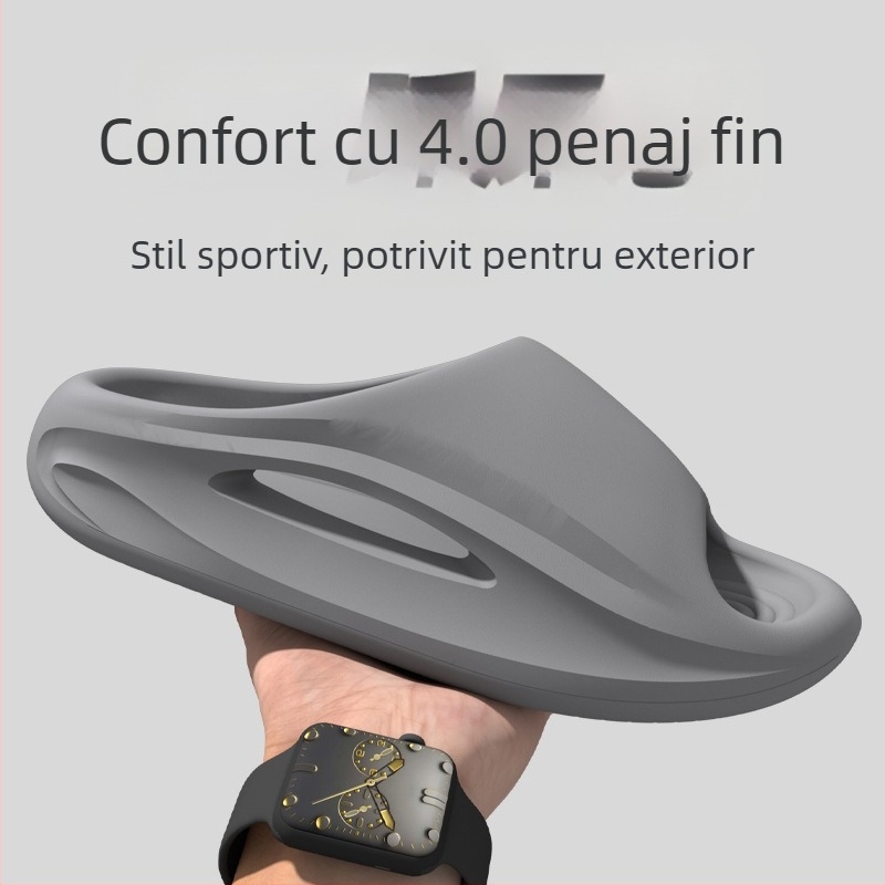Slapi unisex din EVA pentru adulți cu talpă EVA, turnare prin injecție, formare dintr-o bucată, anti-odor, primăvara 2025