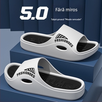 Papuci de bărbați cu partea superioară din PVC, talpă PVC, talpă moale, stil sport, interior și exterior