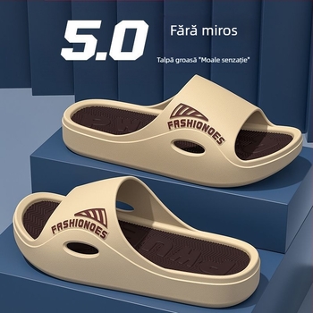 Papuci de bărbați cu partea superioară din PVC, talpă PVC, talpă moale, stil sport, interior și exterior