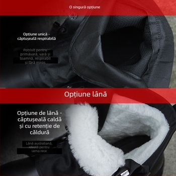 Ghete tactice unisex, înalte, cu partea superioară din plasă respirabilă, branț EVA, talpă antiderapantă