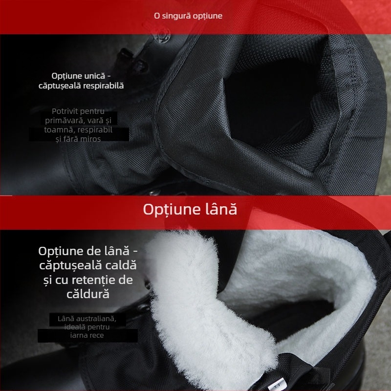 Ghete tactice unisex, înalte, cu partea superioară din plasă respirabilă, branț EVA, talpă antiderapantă