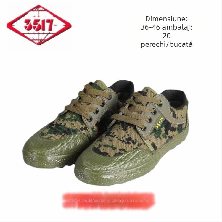 Pantofi de lucru din pânză, gleznă joasă, respirabili, branță PU, vârf rotund